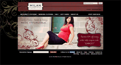 Desktop Screenshot of milanmaternity.com